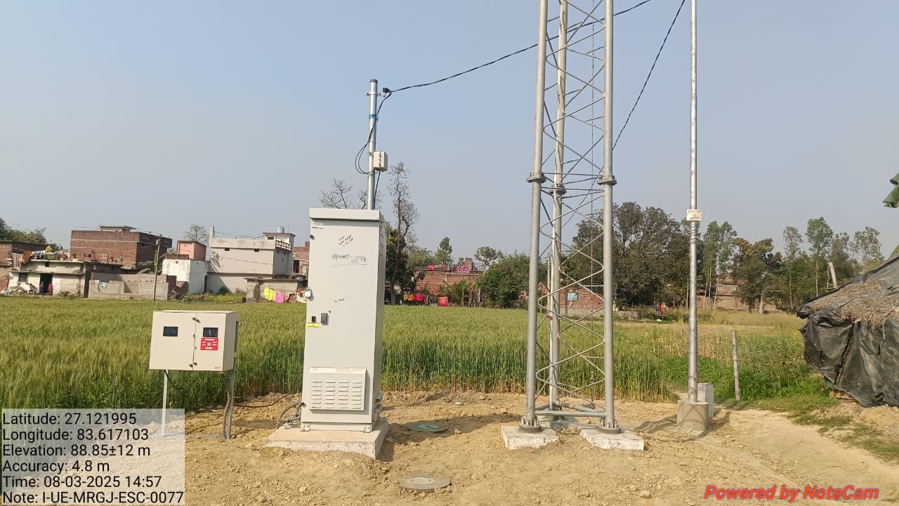 MTR Site – Ground Installation, Structure Mounting & Electrical Commissioning